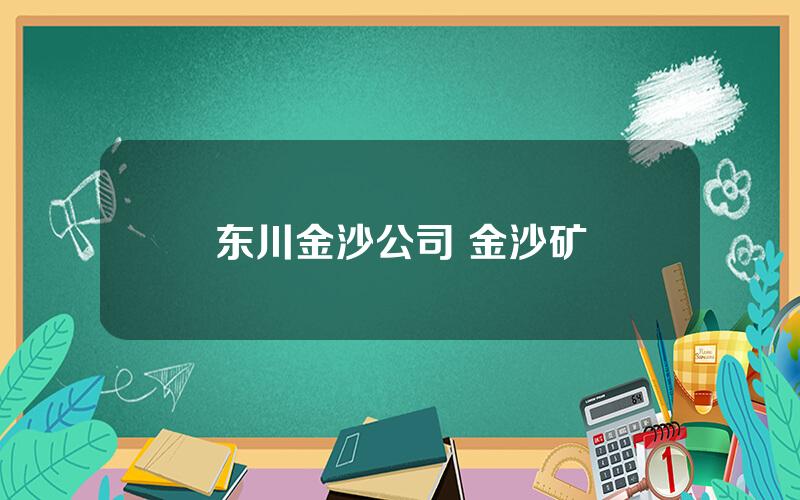 东川金沙公司 金沙矿